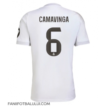 Real Madrid Eduardo Camavinga #6 Tricou Fotbal Replică 2025-26 Barbati Acasa